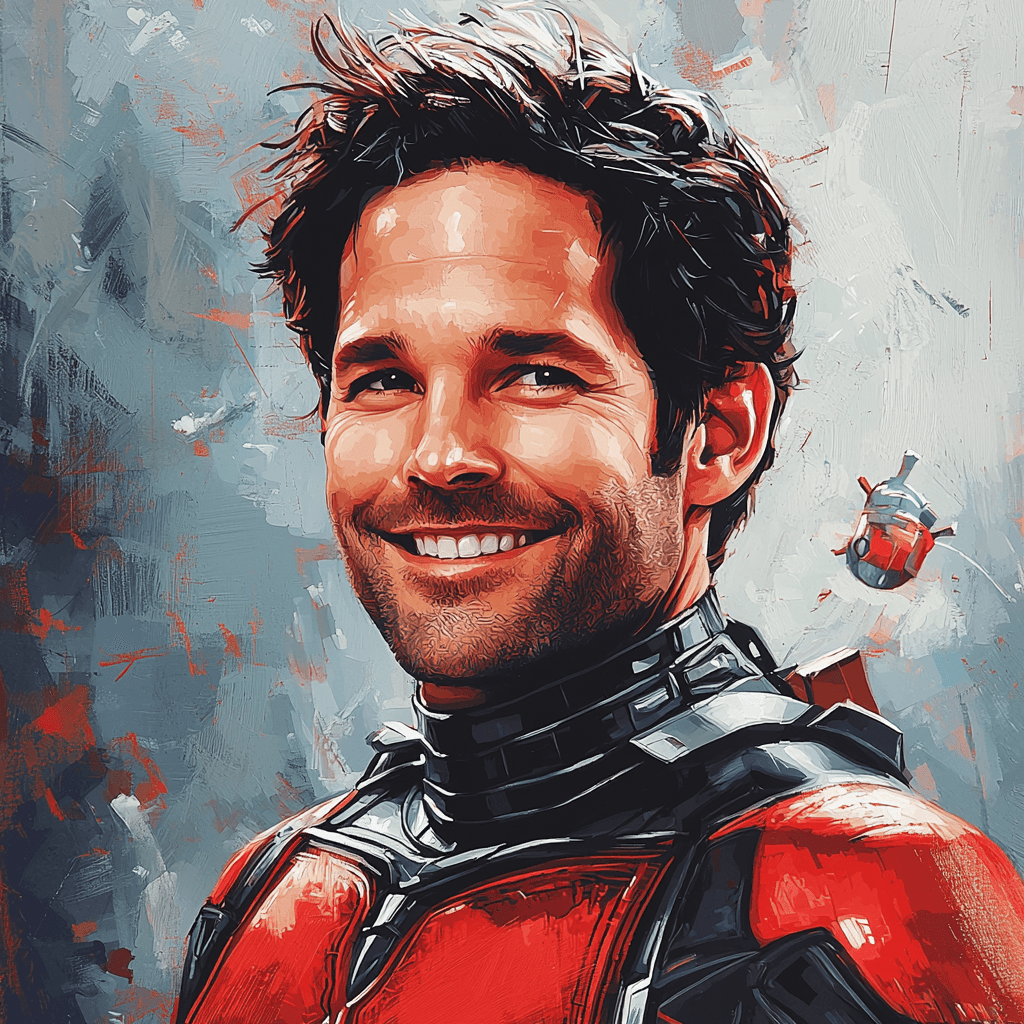 Paul Rudd: The Timeless Ant-Man Of Comedy Paint By Numbers Art
