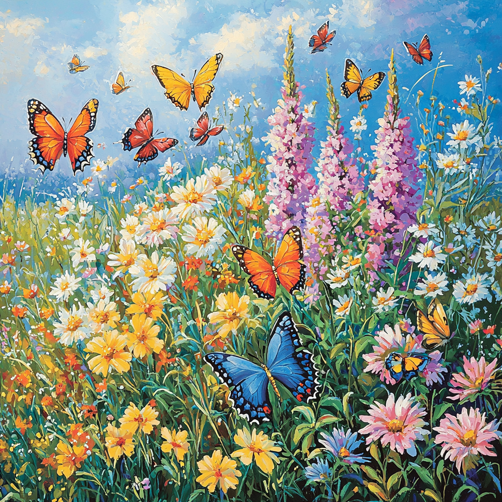 The Butterfly Effect Numbered Painting Kits