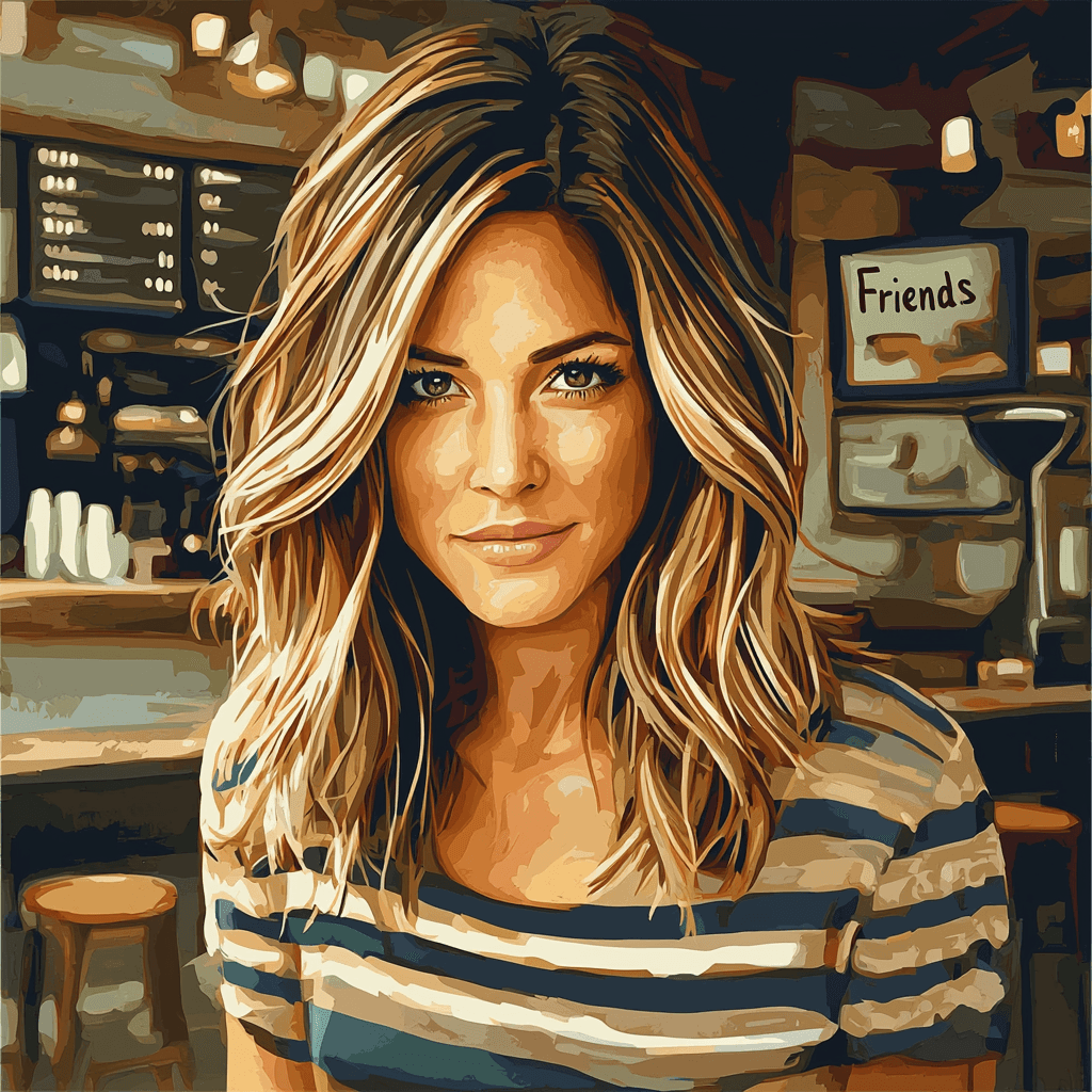 Jennifer Aniston: Timeless Allure Of America's Sweetheart Paint By Numbers Art
