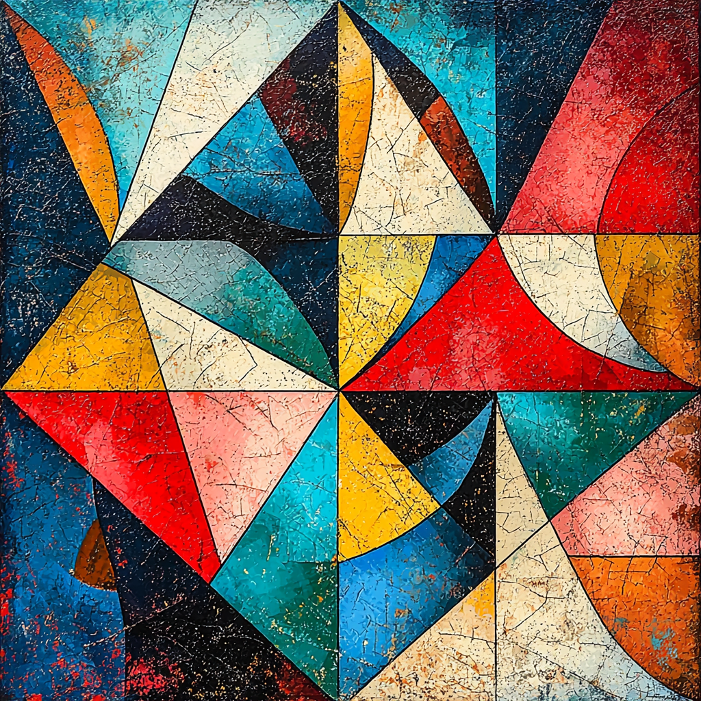 Pablo Picasso Inspired Picasso's Modern Geometry Paint By Numbers