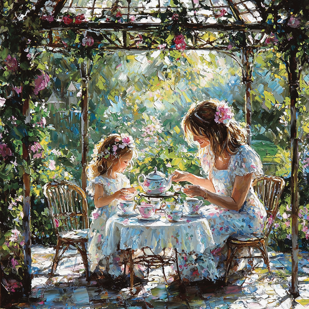 Tea Time Treasures Numbered Painting Kits