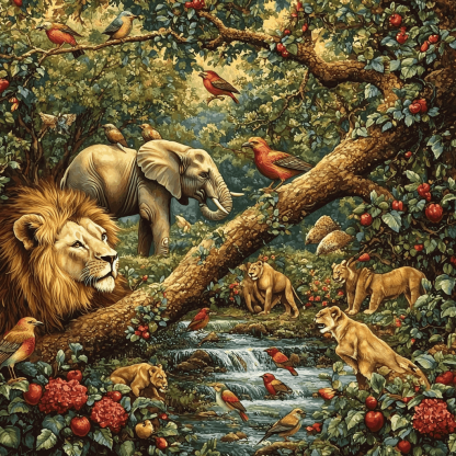 John James Audubon Inspired Wildlife Serenade Paint By Numbers
