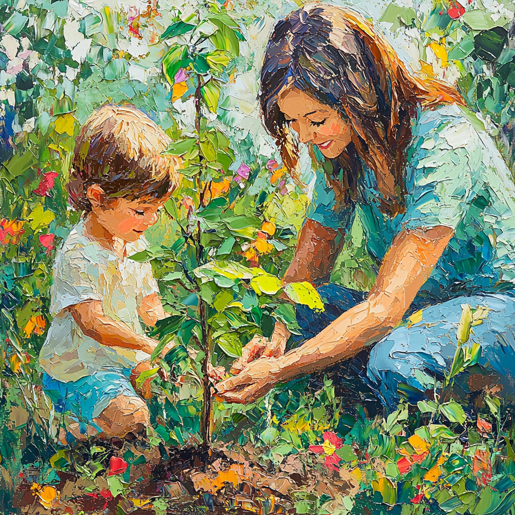 Mother Nature’s Care Number Painting