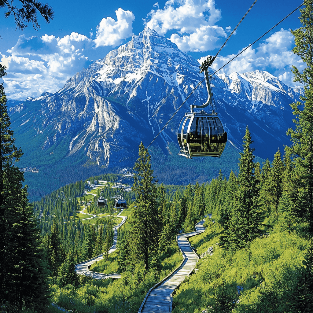 Banff Gondola - Alberta Paint By Numbers Kits