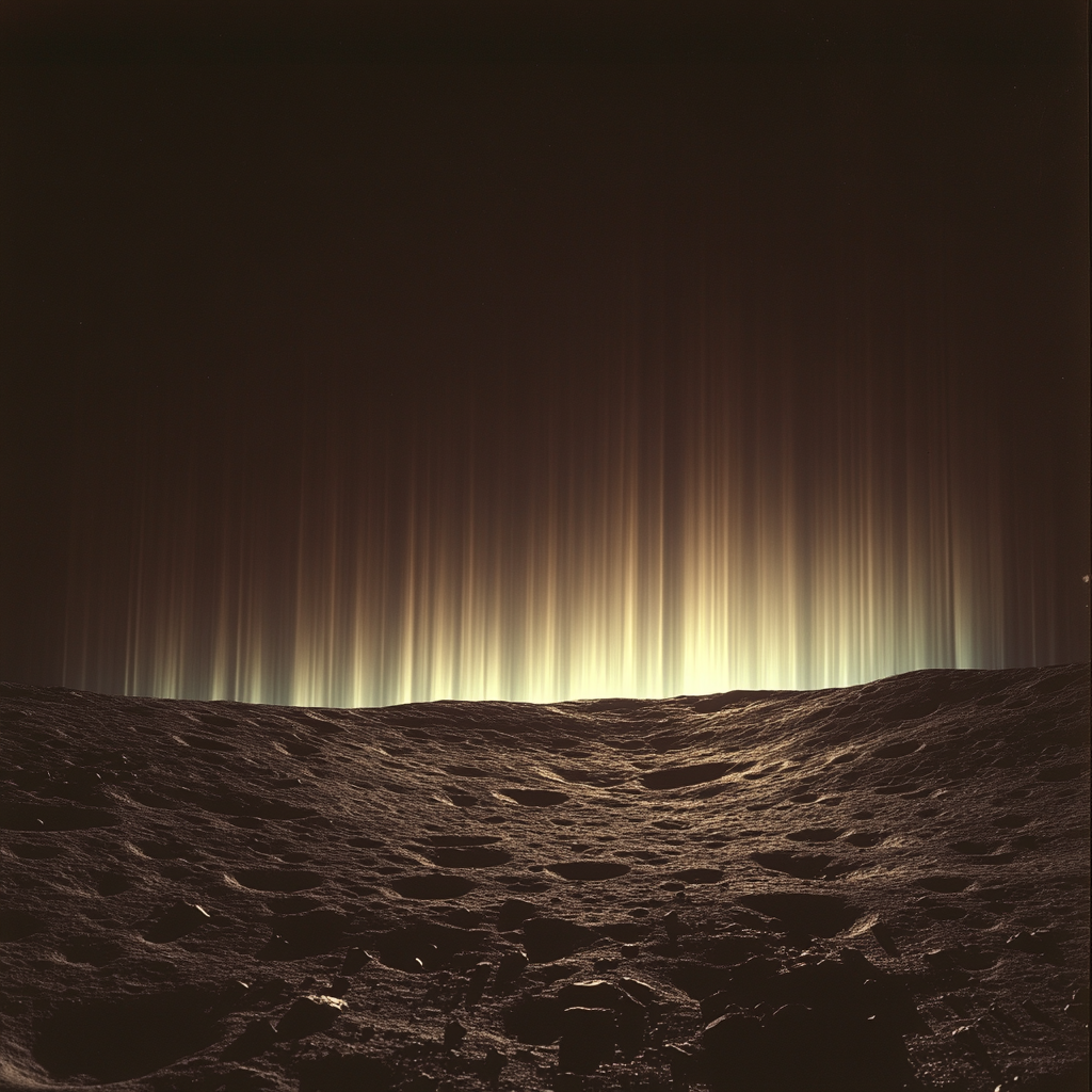 Caravaggio Inspired Aurora Veil Over Crater Paint by numbers art