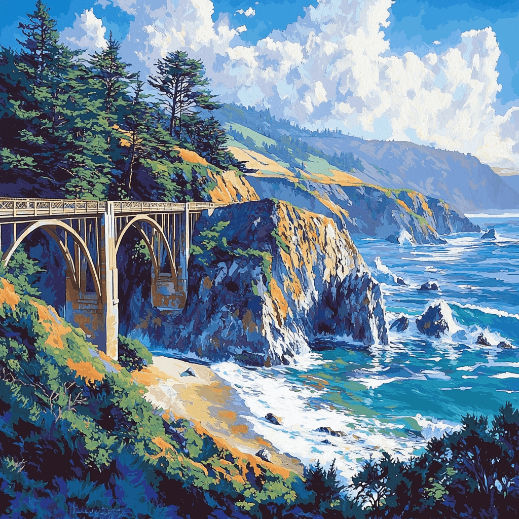Big Sur Paint By Number