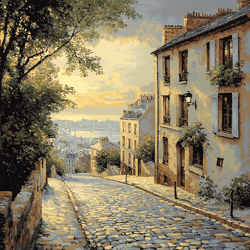 Gustave Caillebotte Inspired Historic Streets Paint By Numbers Kits