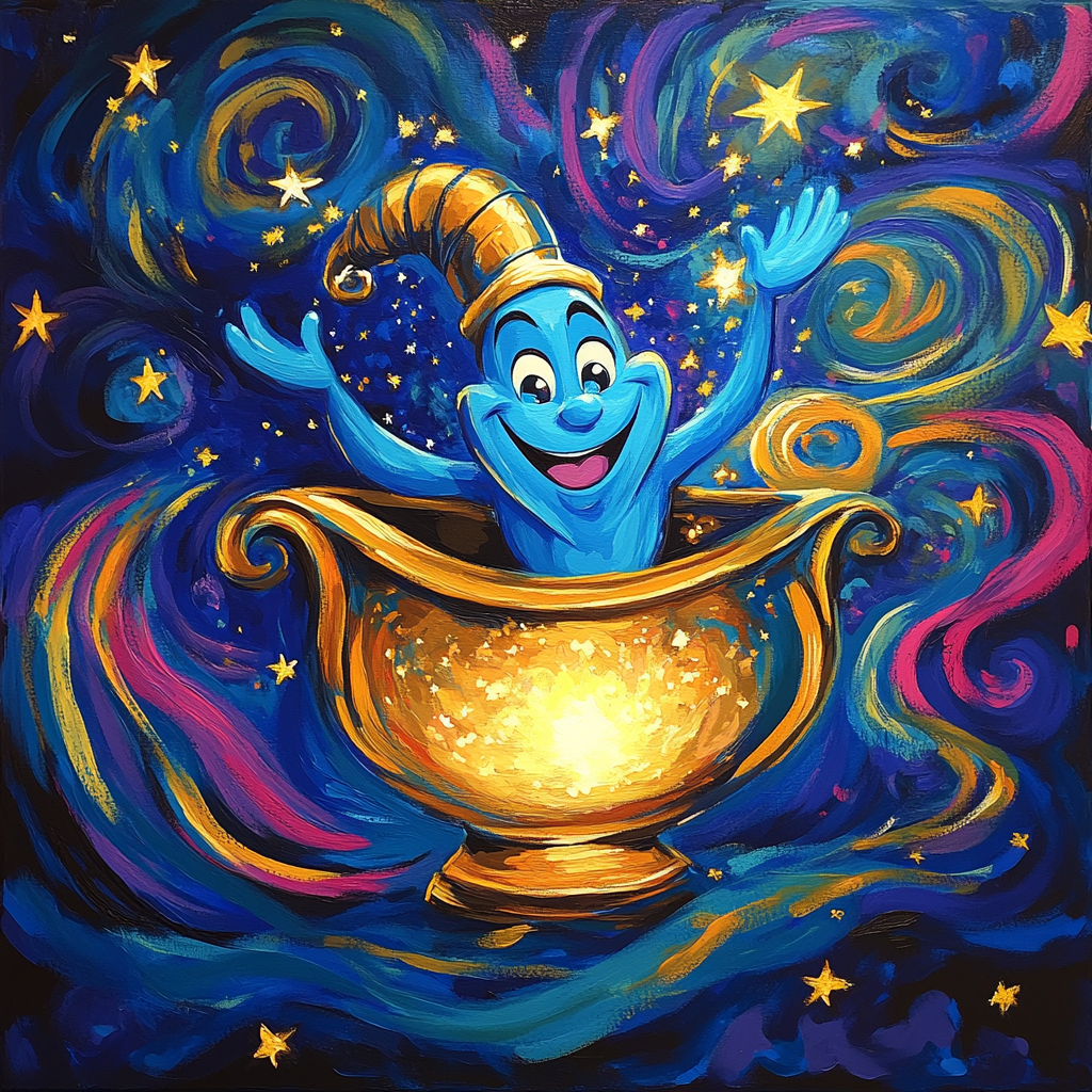 Genie Wishful Spark Numbered painting kits