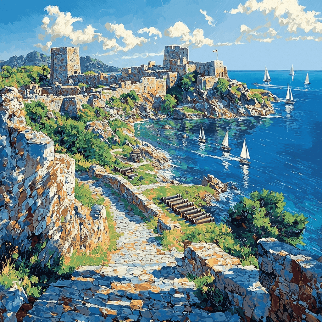 Suomenlinna Fortress - Helsinki Painting By Numbers Kit