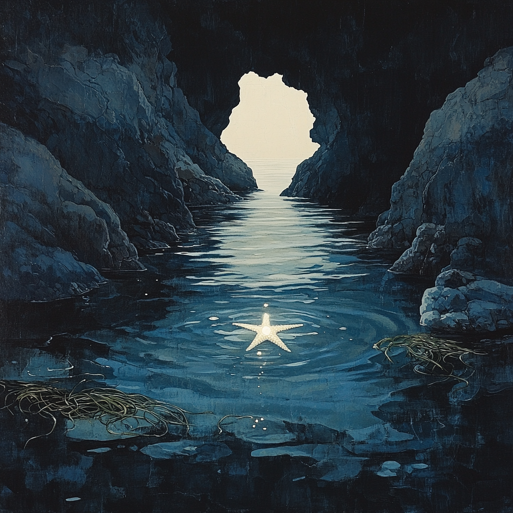 Caravaggio Inspired Lunar Tide Pool Paint by numbers kits