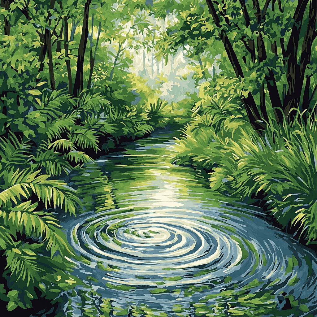 Michelangelo Inspired Serene Tranquility Number Painting