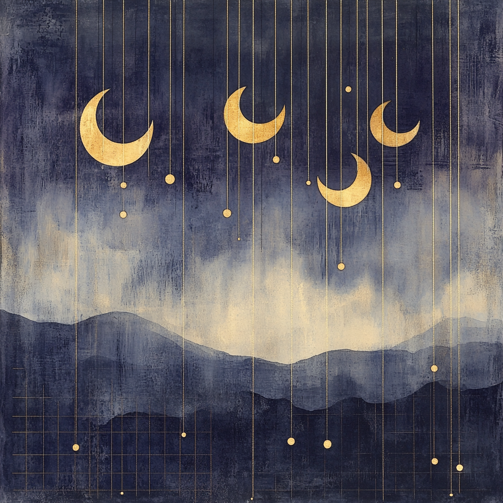 Paul Klee Inspired Nocturne Orbit Painting by numbers kit