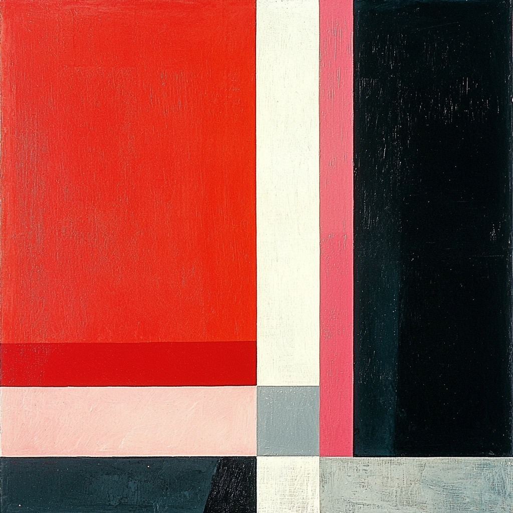 Kazimir Malevich Inspired Color Field Exploration Numbered Painting Kits