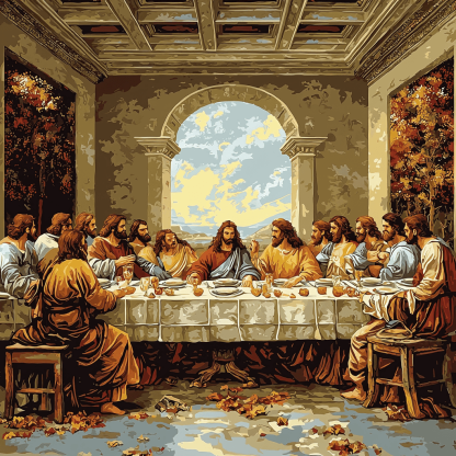 Leonardo Da Vinci Inspired Historical Triumph Paint By Numbers