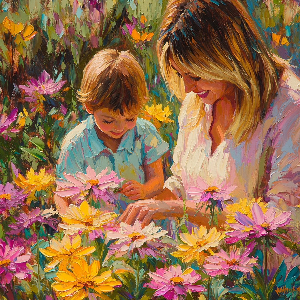 Mommy's Magical Garden DIY Paint By Numbers
