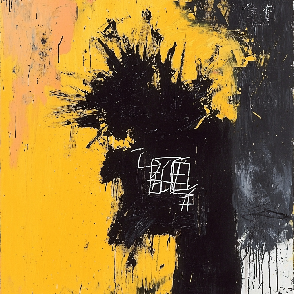 Jean-Michel Basquiat Inspired Duality Of Existence Paint By Numbers Kits