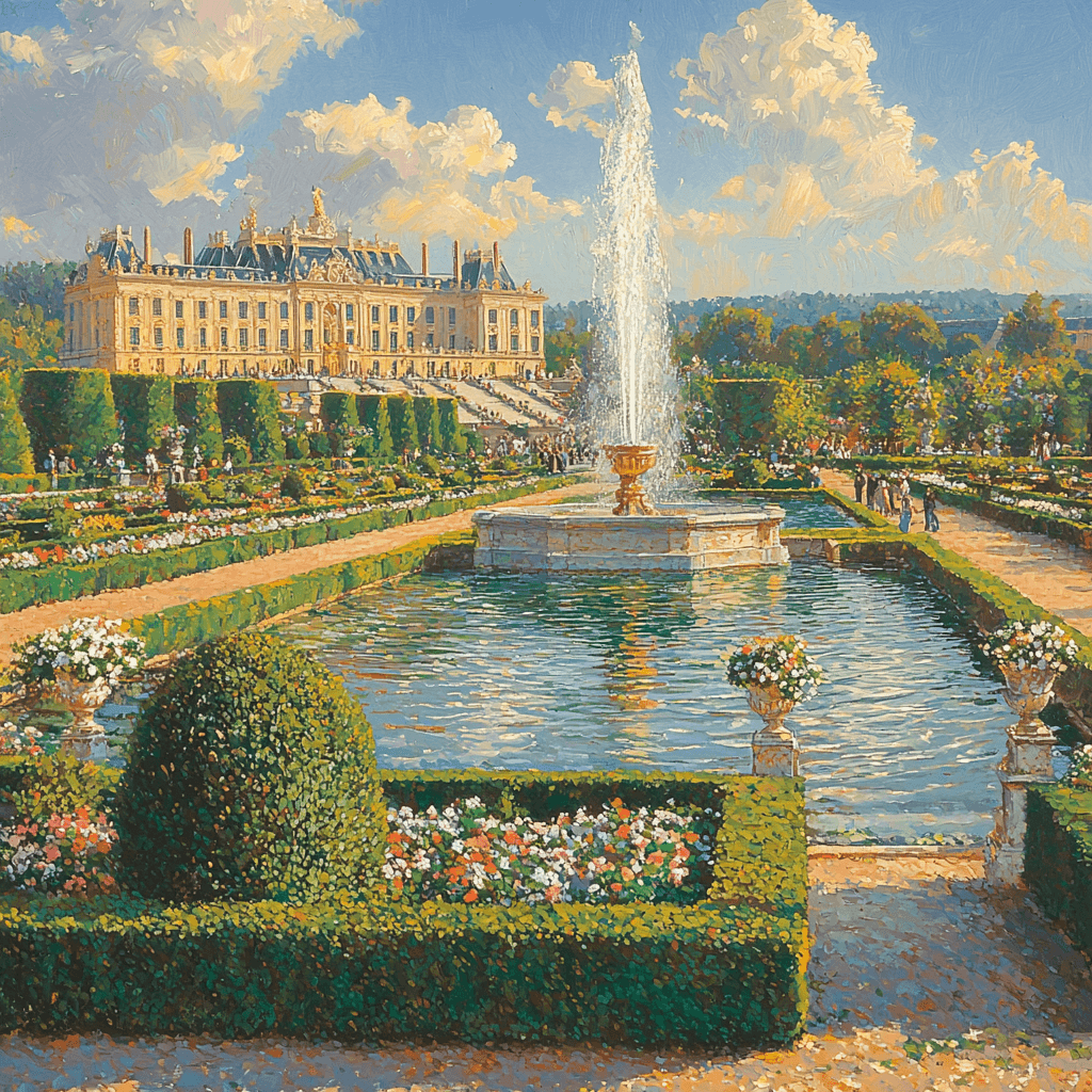 The Gardens Of Versailles Paint By Numbers Art