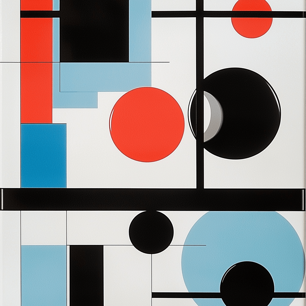 Kazimir Malevich Inspired Supreme Geometry Balance Paint By Numbers Kits