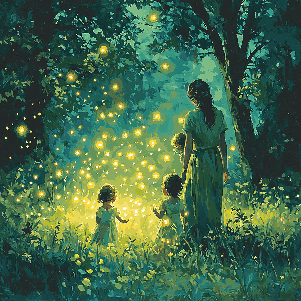 Magic In The Woods Number Painting