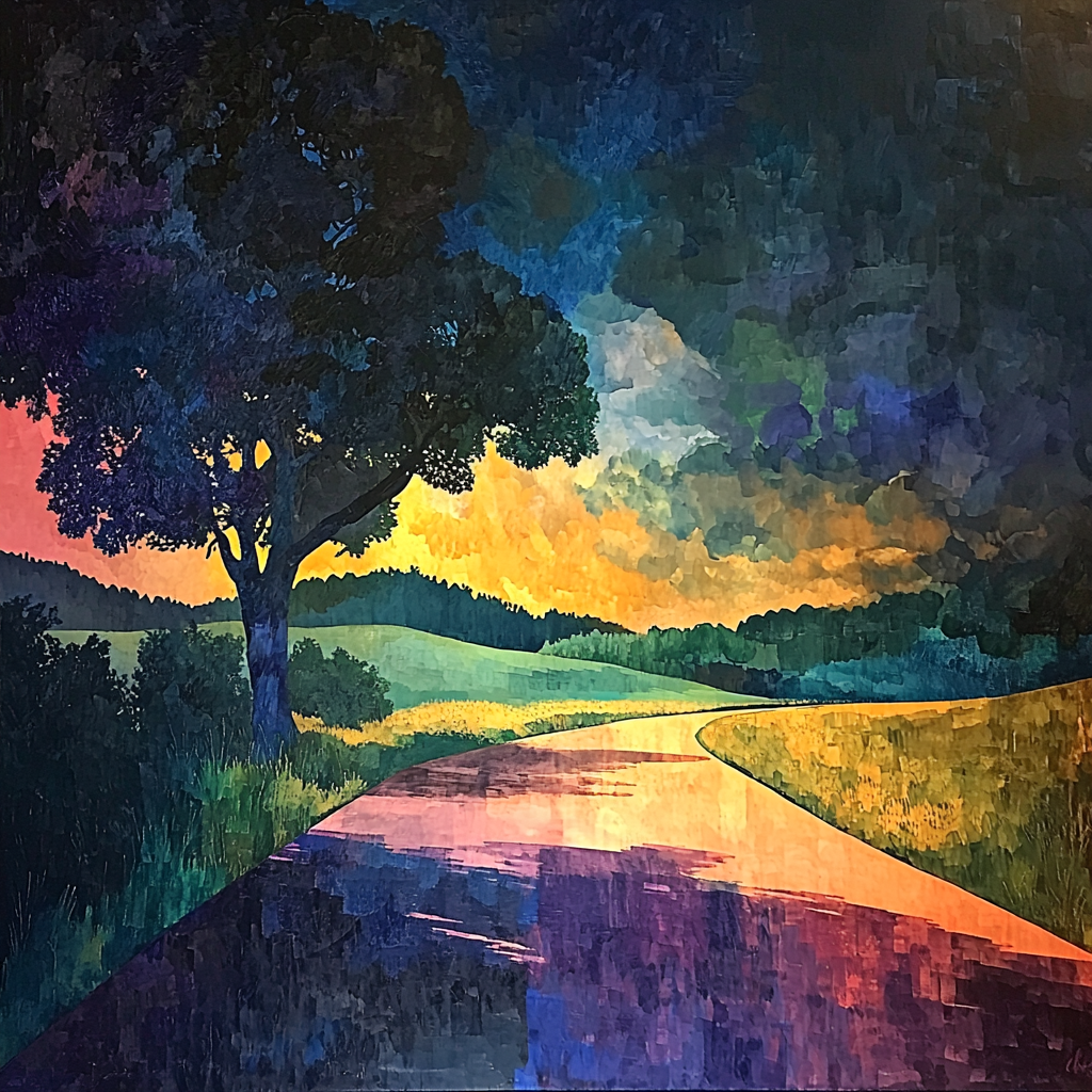 Paul Cézanne Inspired Light And Shadow Symphony Painting By Numbers Kit