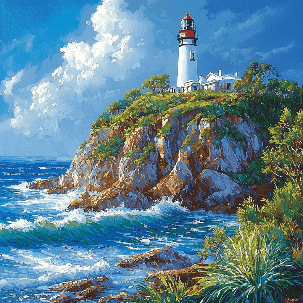 Cape Byron Lighthouse - Australia Paint By Numbers Kits