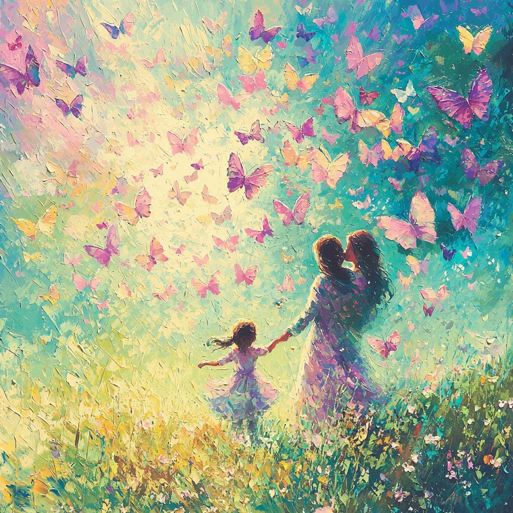 Butterfly Kisses Numbered Painting Kits