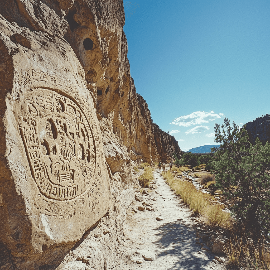 Bandelier National Monument - New Mexico Paint By Color