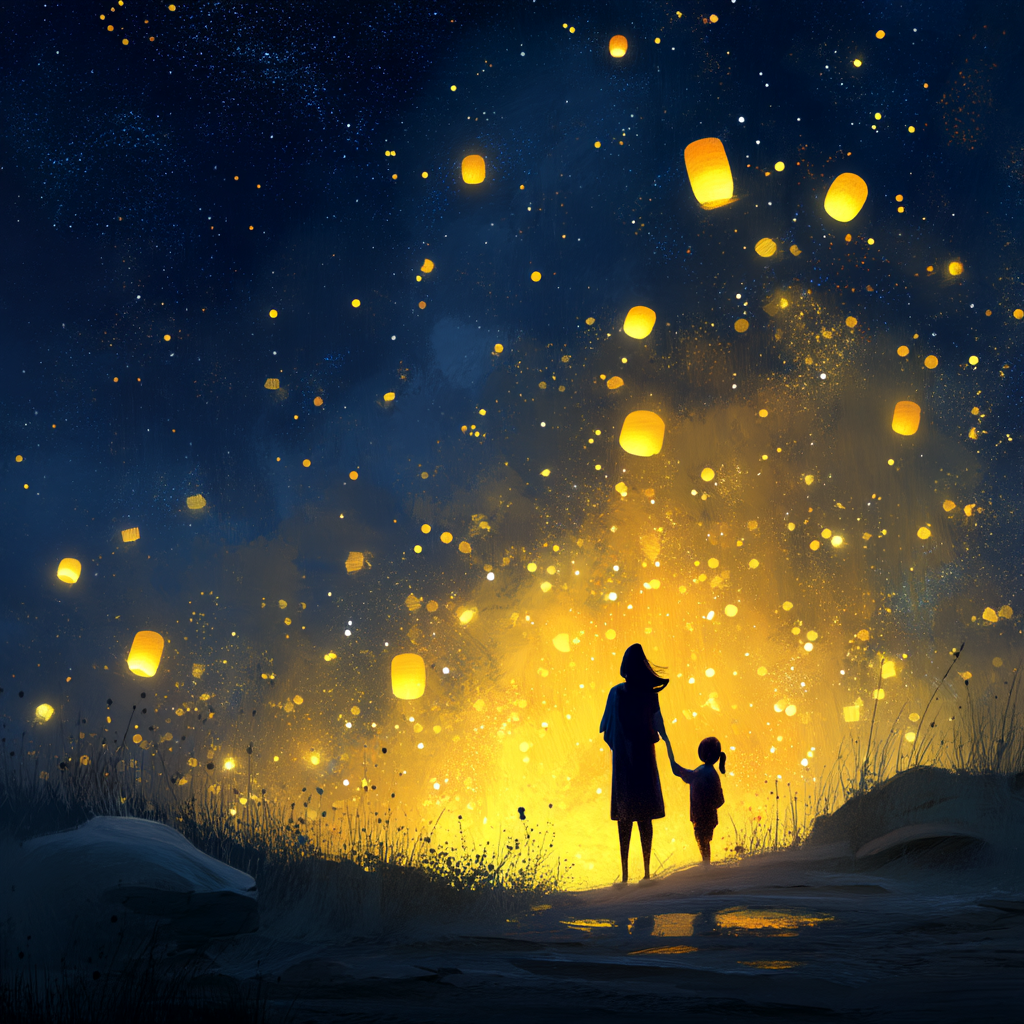 Lanterns Of Light Paint By Number