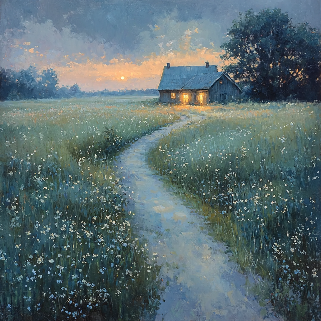 John Constable Inspired Twilight In The Wild Painting Number Kit