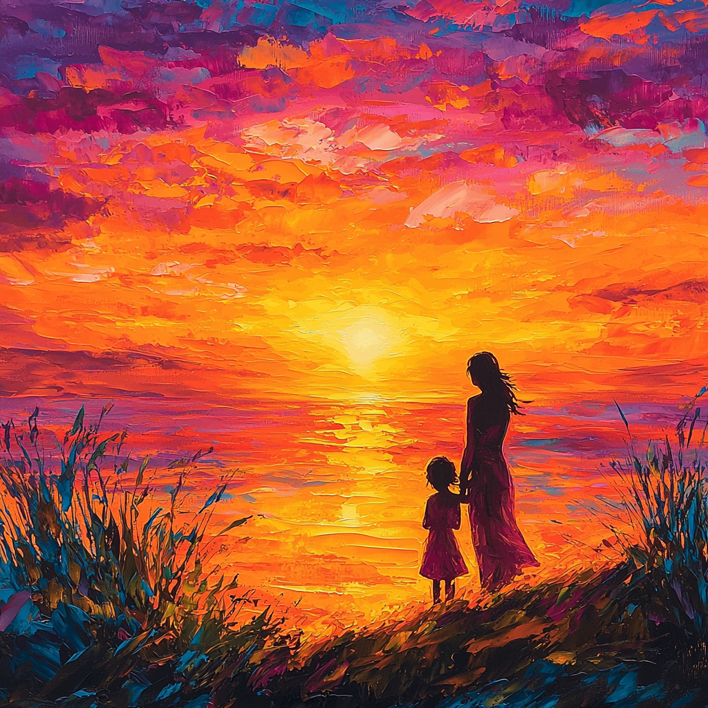 A Mother's Love Shines Bright Paint By Number