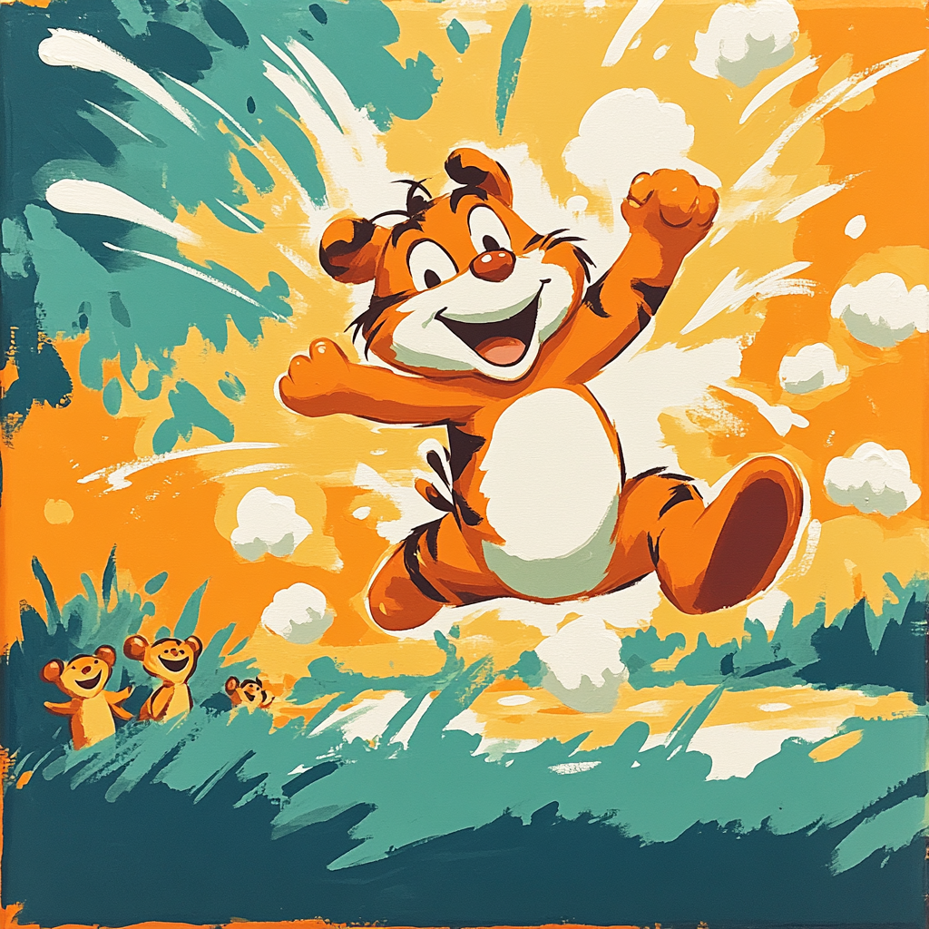 Tigger Bouncy Fun DIY paint by numbers