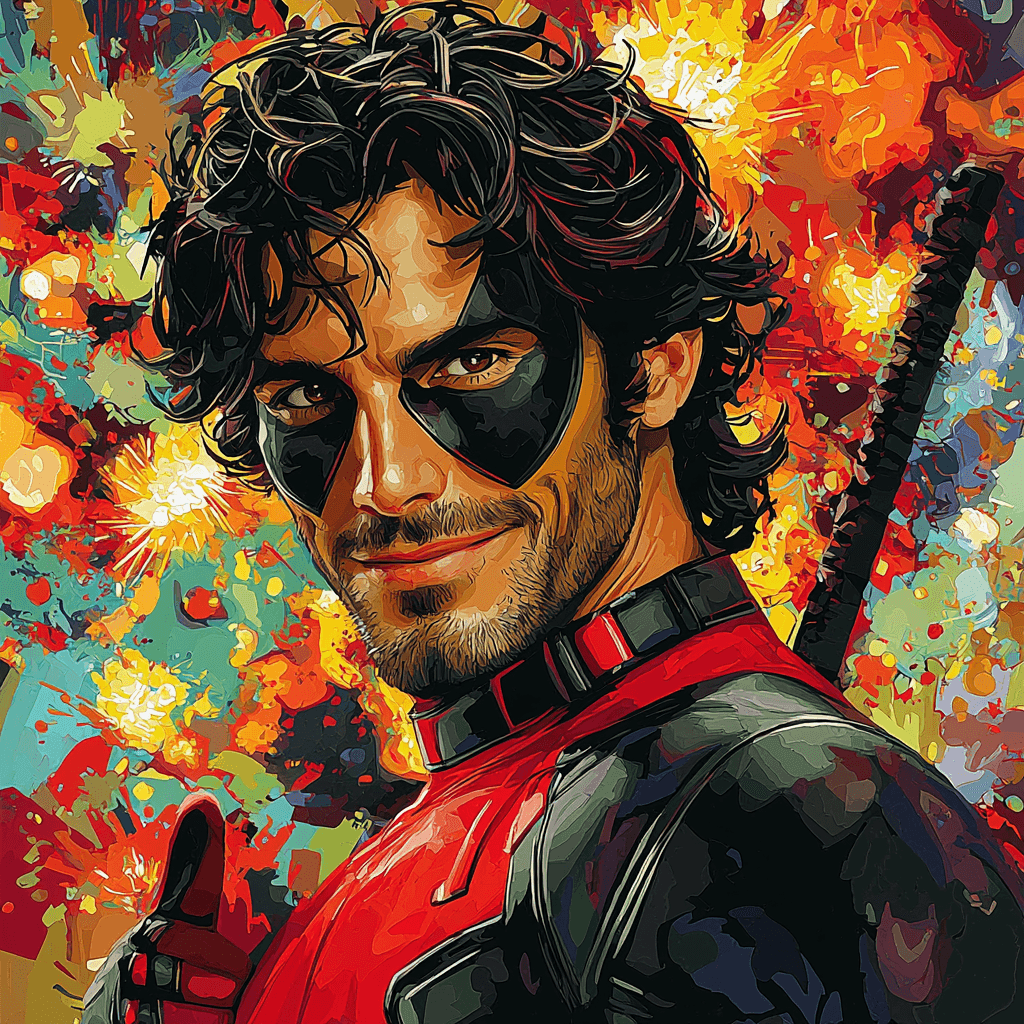 Ryan Reynolds: The Charismatic Merc With A Mouth Paint By Number