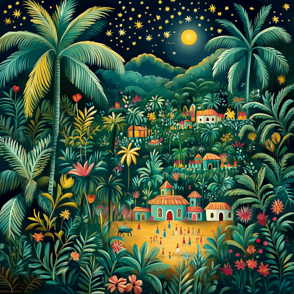 Henri Rousseau Inspired Jungle Festival paint by number