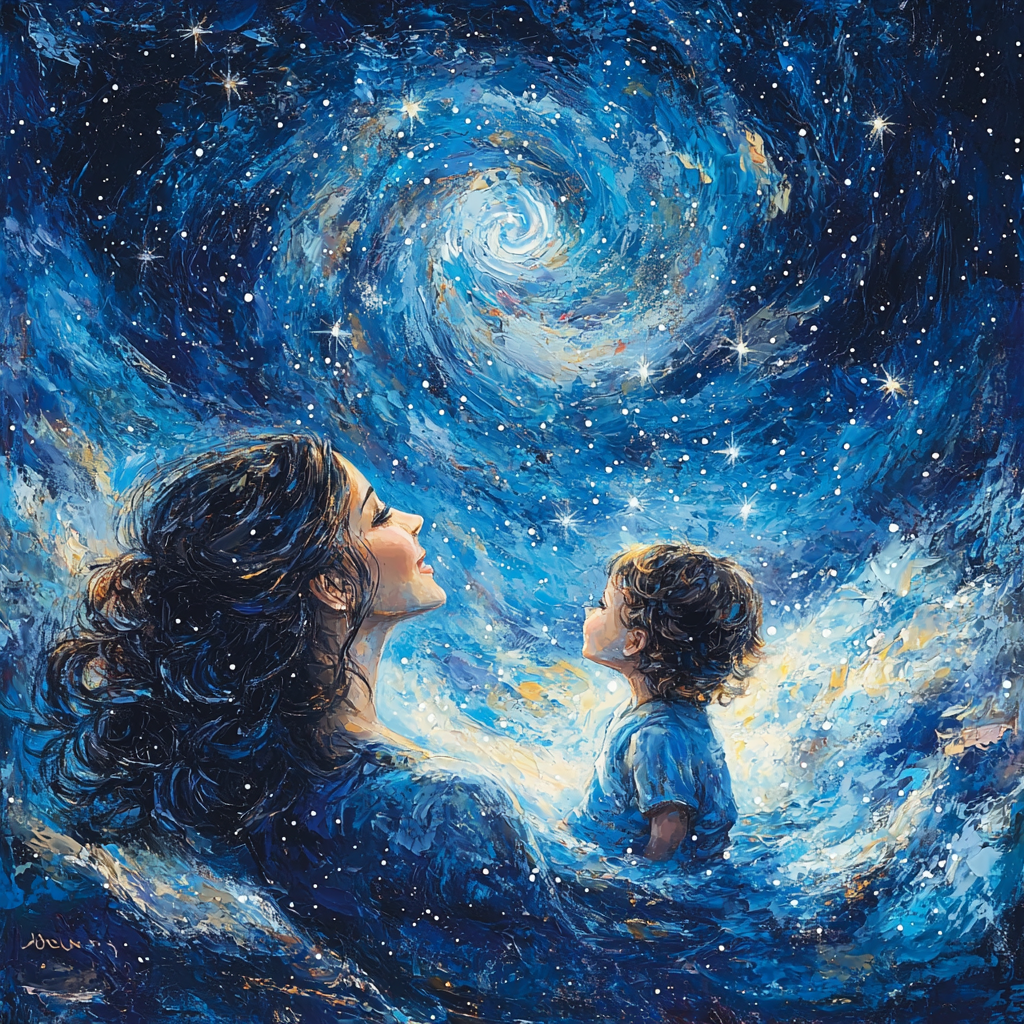 Nurtured By Stars Paint By Color