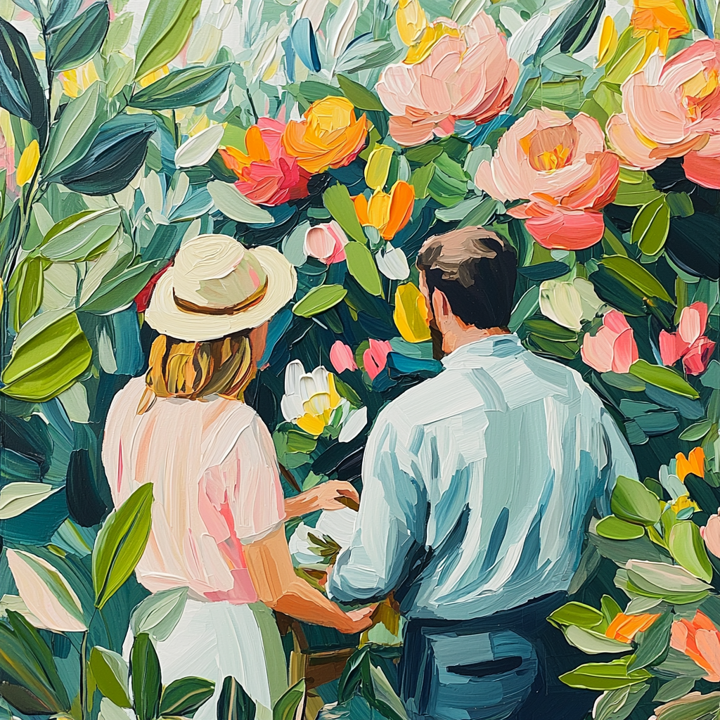 The Garden Of Mothers Paint By Color