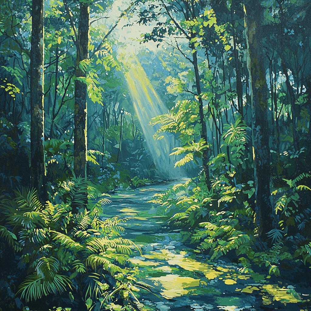 Daintree Rainforest - Australia Paint By Number