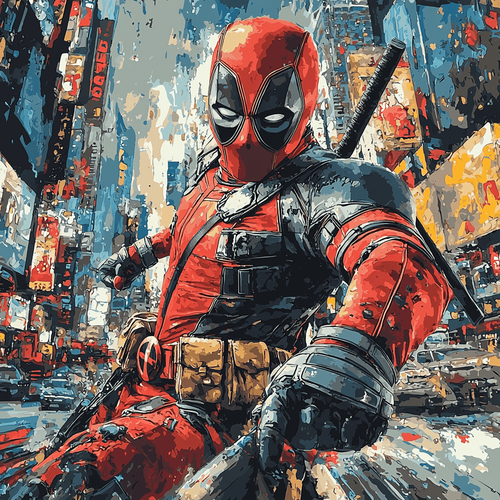 Ryan Reynolds: The Quirky Hero Of Humor Painting Number Kit