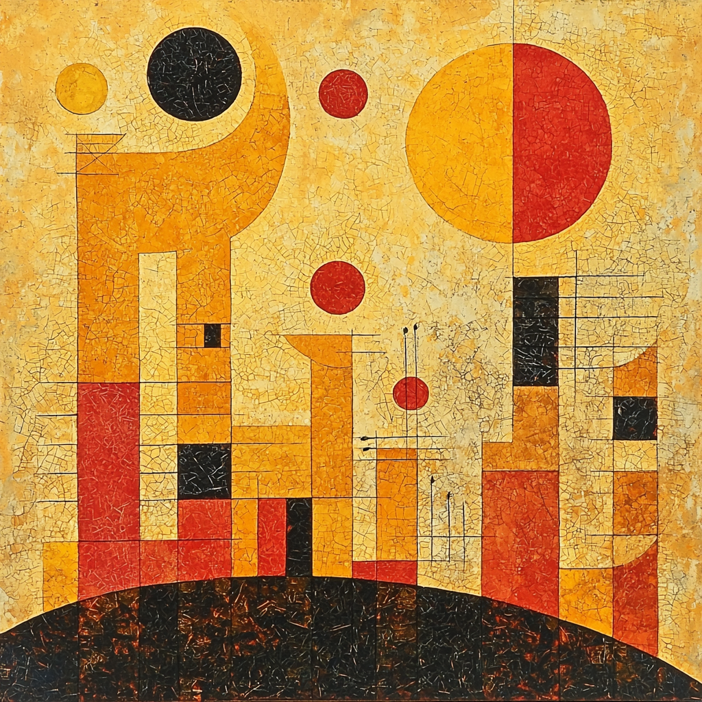 Paul Klee Inspired Ethereal Melodies DIY Paint By Numbers