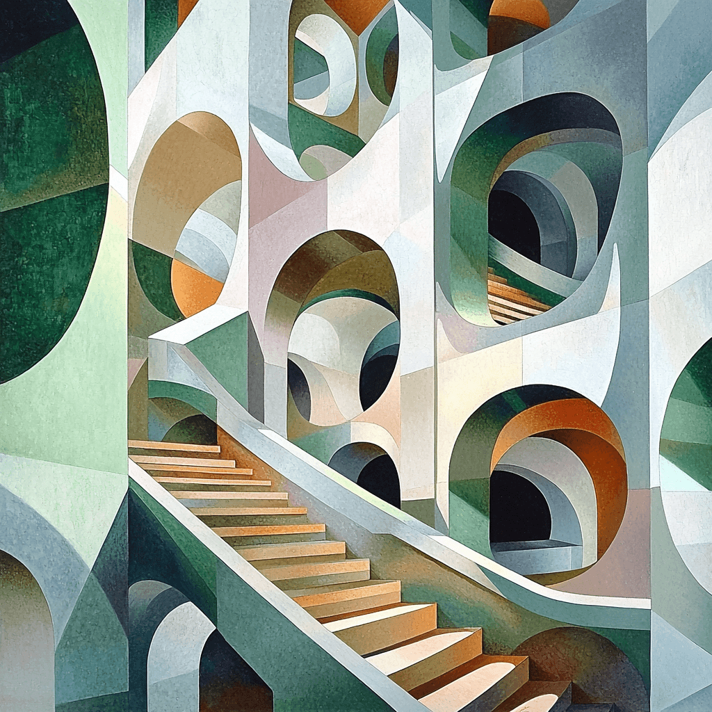 M.C. Escher Inspired Nature Of Math Painting Number Kit