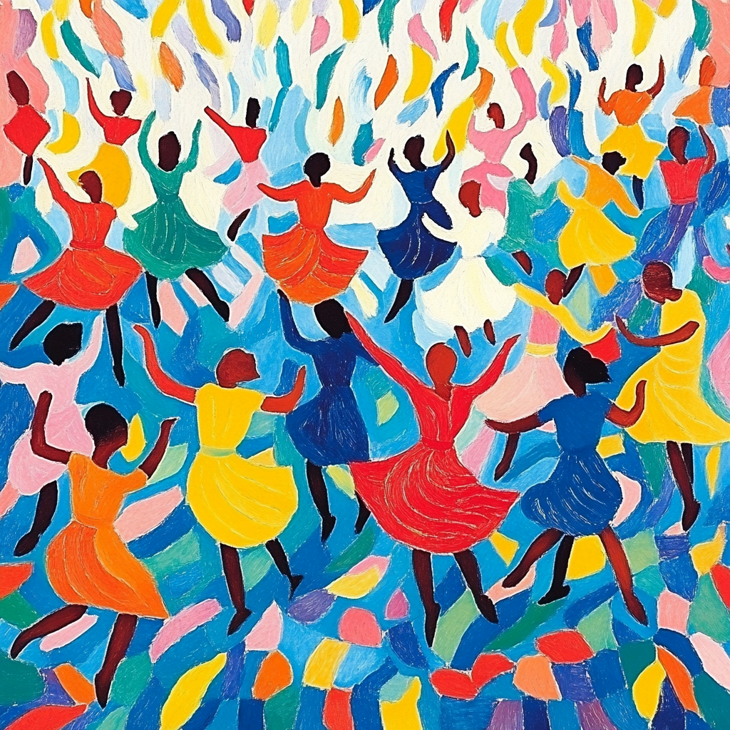Henri Matisse Inspired Festive Dance Numbered painting kits