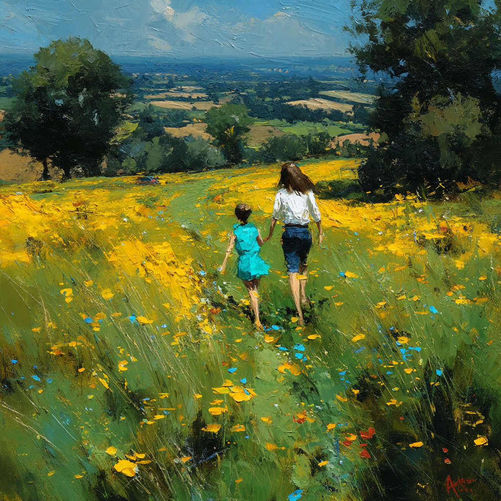 A Journey Through The Meadow Number Painting