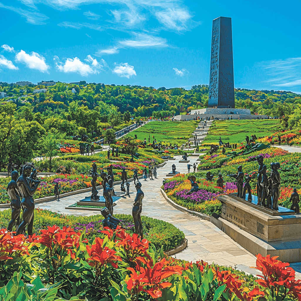Vigeland Park Paint By Number