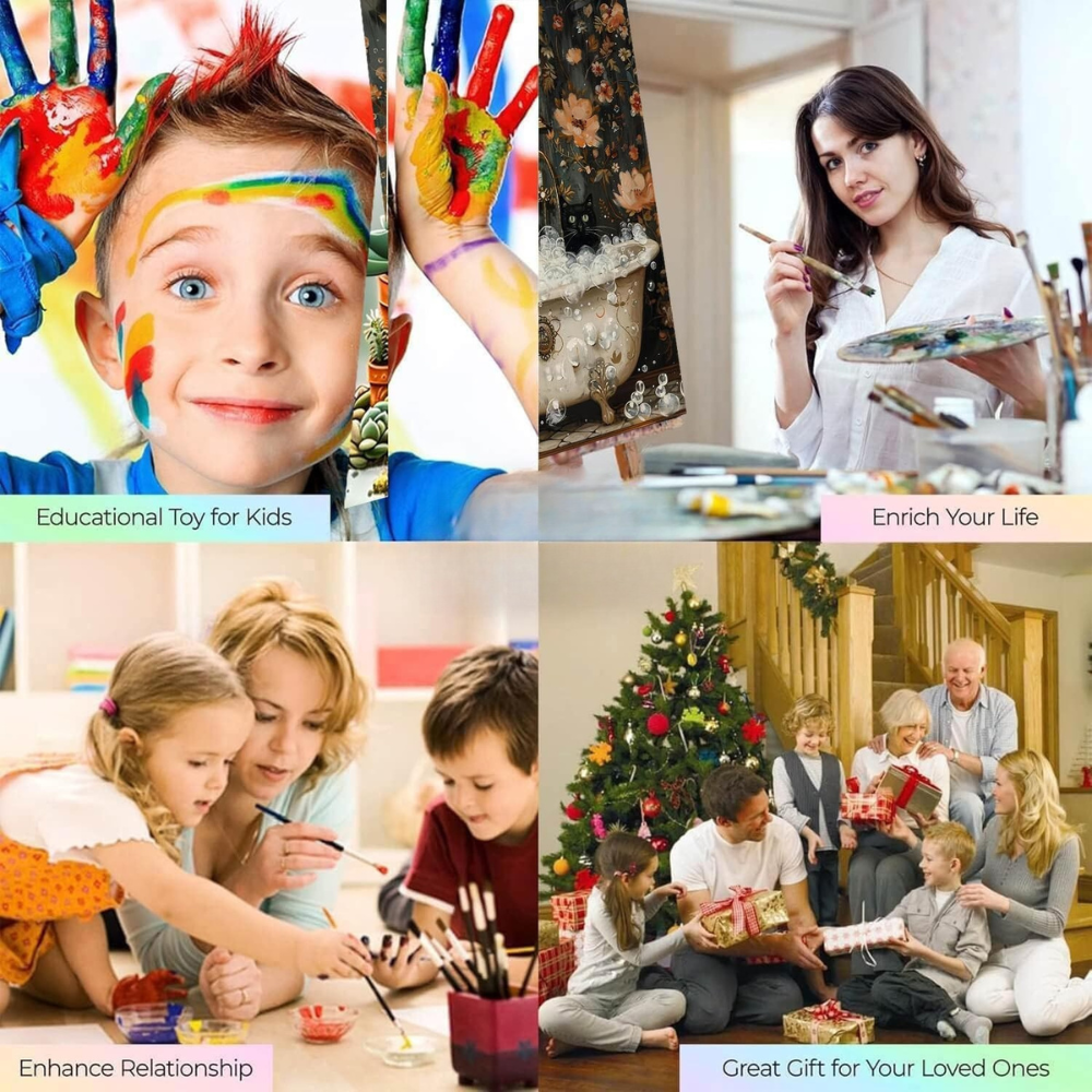 Halloween Cat Paint by Numbers Kit