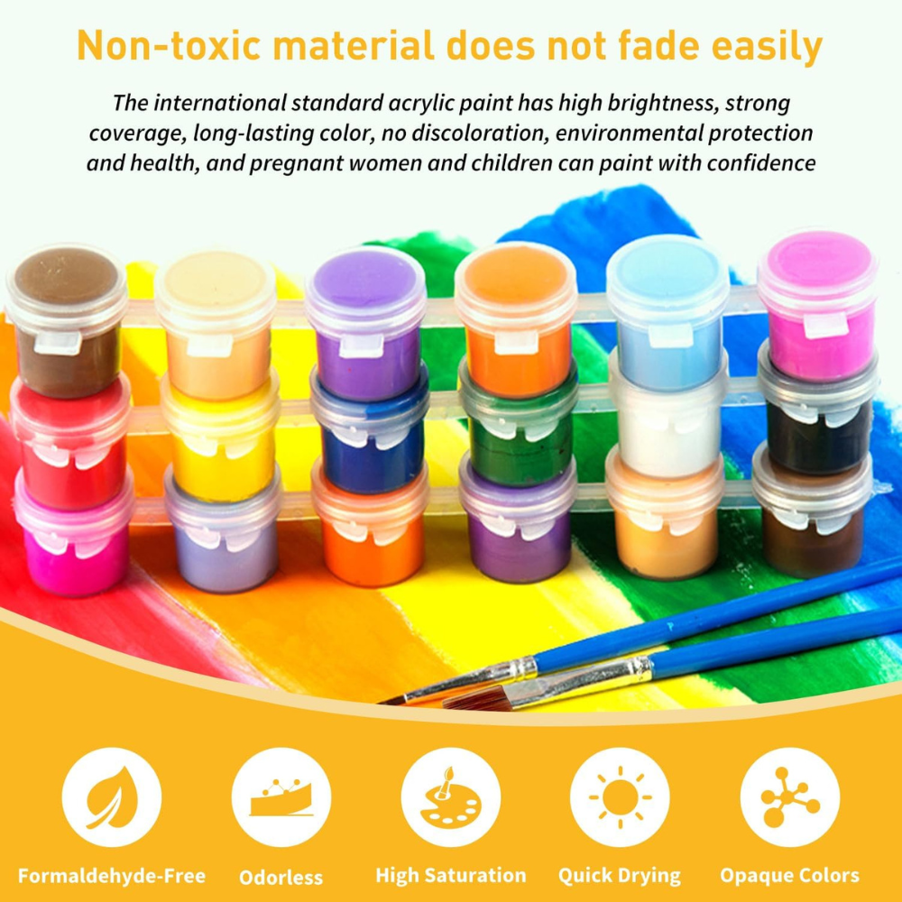 Halloween Pumpkin Paint By Numbers Kit For Adults