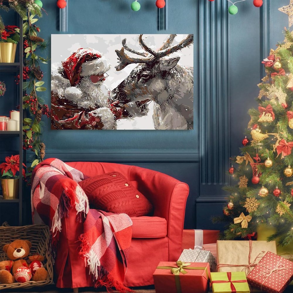 Christmas Paint by Numbers Kit