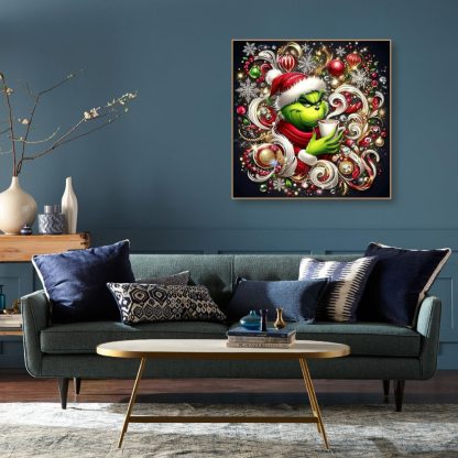 Winter Christmas Paint by Numbers DIY Canvas Kit