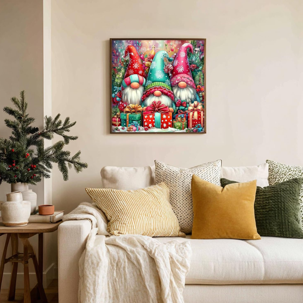 Christmas Gnome Paint by Numbers Kit
