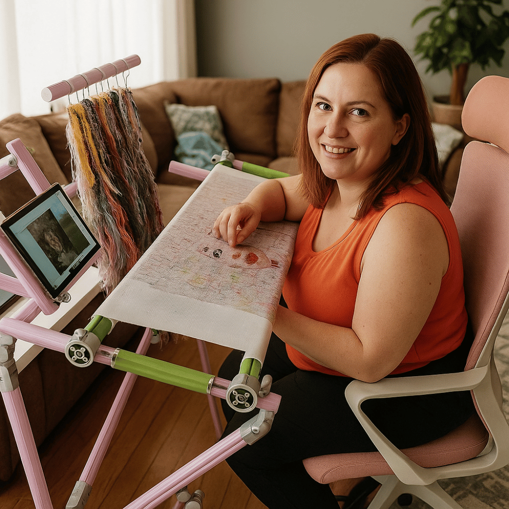 Aluminum Alloy Scroll Frame For Cross Stitch