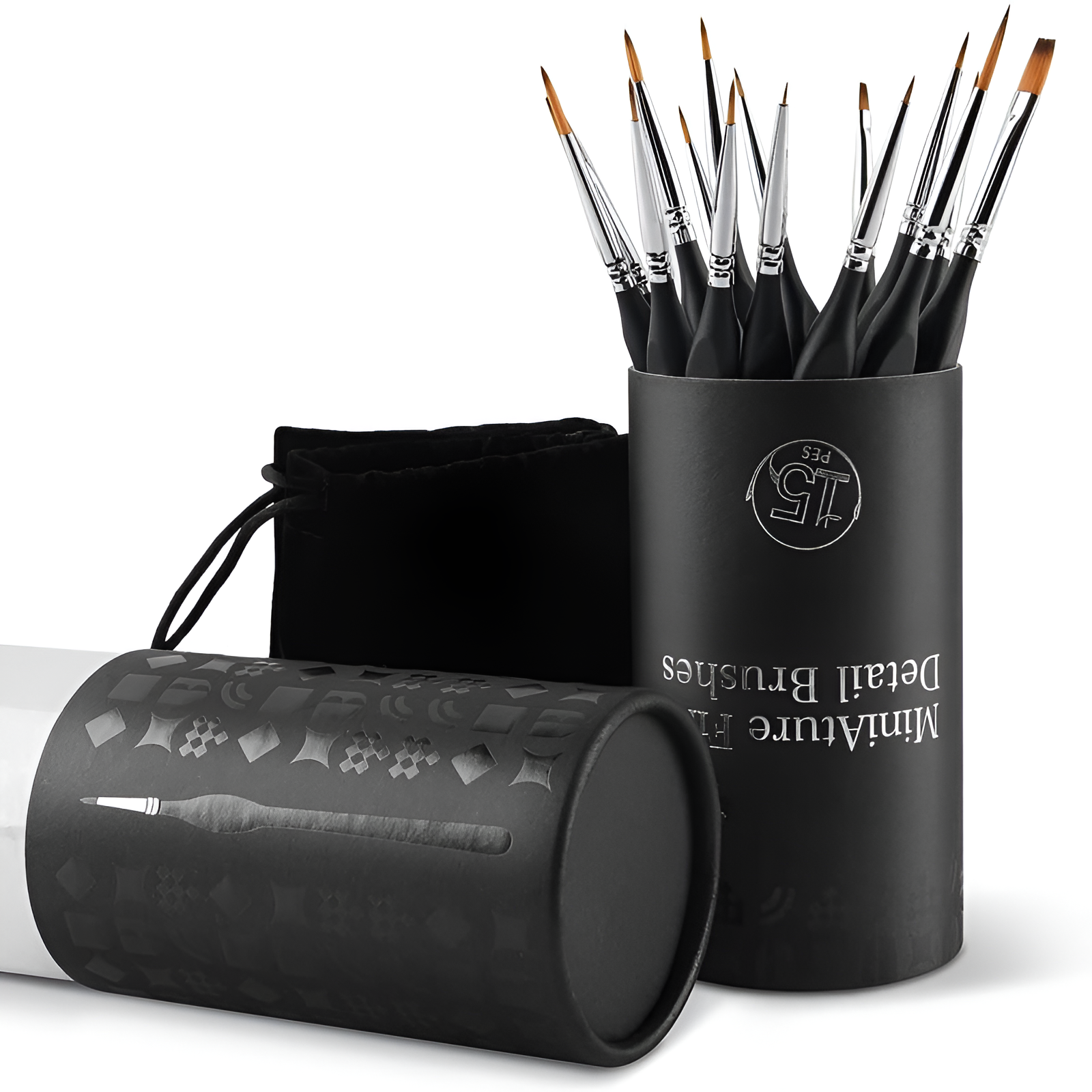 Miniature Detail Paint Brush Set
