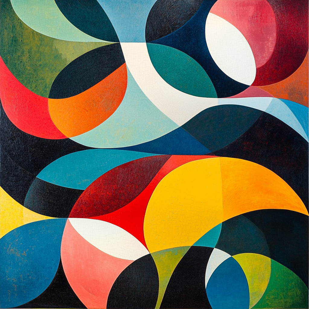 Paul Klee Inspired Flowing Imagination Number Painting